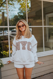 Cozy Girl NYC Stitched 2 Piece Set (SOLD AS SET)
