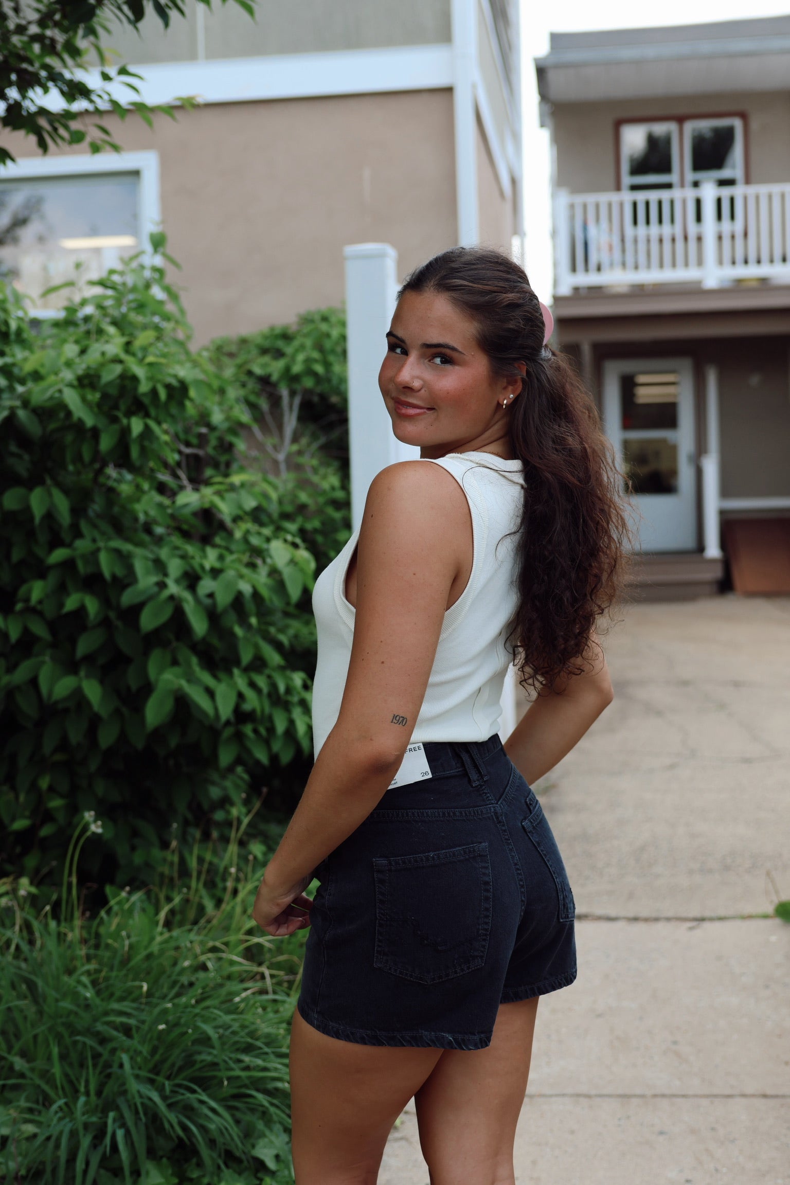We The Free Tippi Denim Shorts Black
