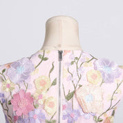 Floral Embroidery Two Piece Multi-Colored