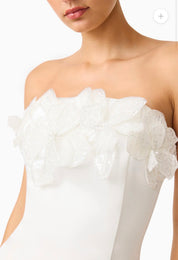 Espera Fit & Flare Gown White by Elliatt