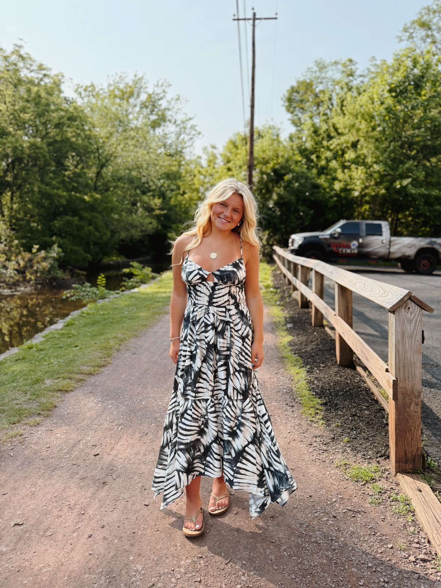 Jackie Dress Blk/Wht