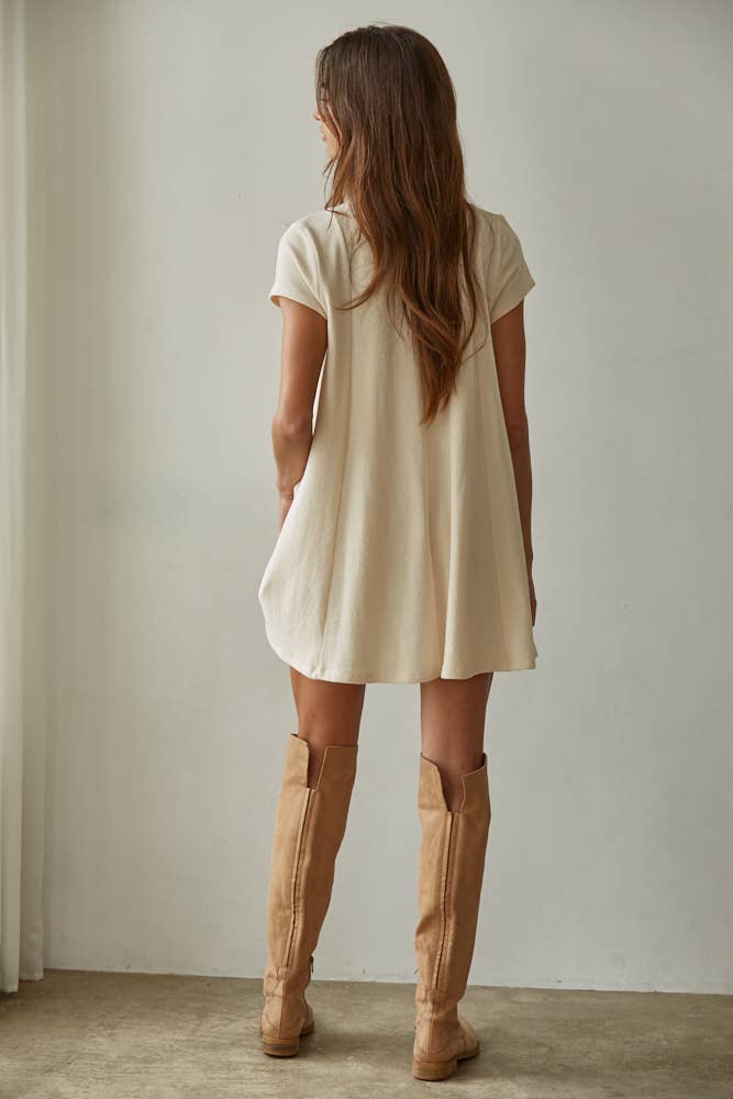 Forever My Babydoll Dress Cream