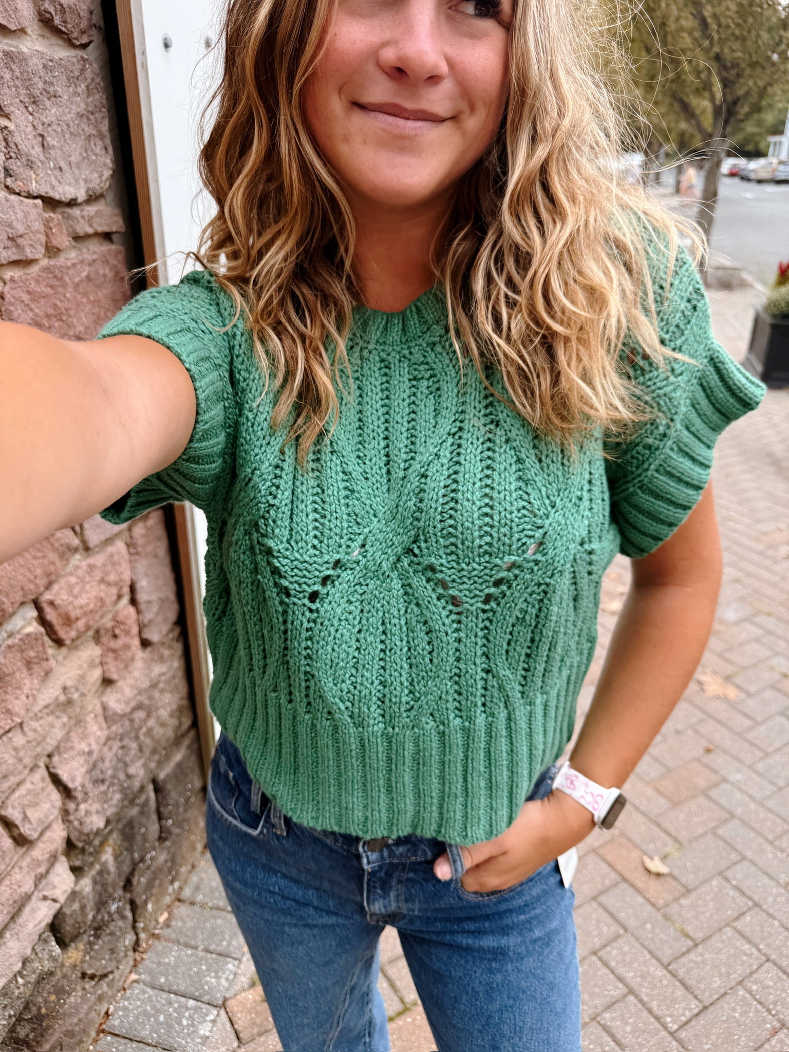 Wisteria Sweater Dark Green