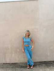 Hot Shot Crossover Set in Celestial Blue