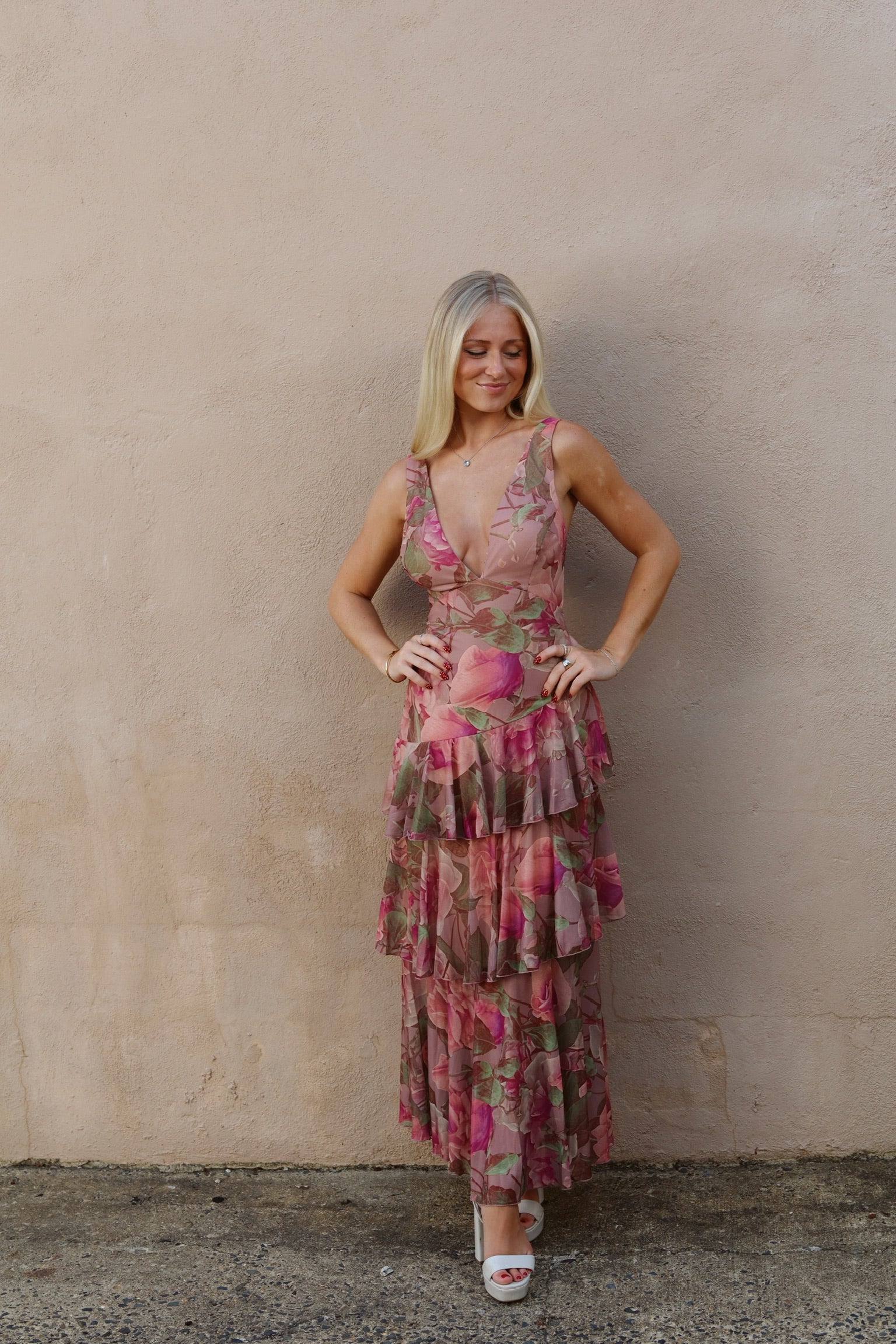 Maine Maxi Brown Floral