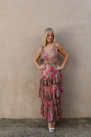 Maine Maxi Brown Floral