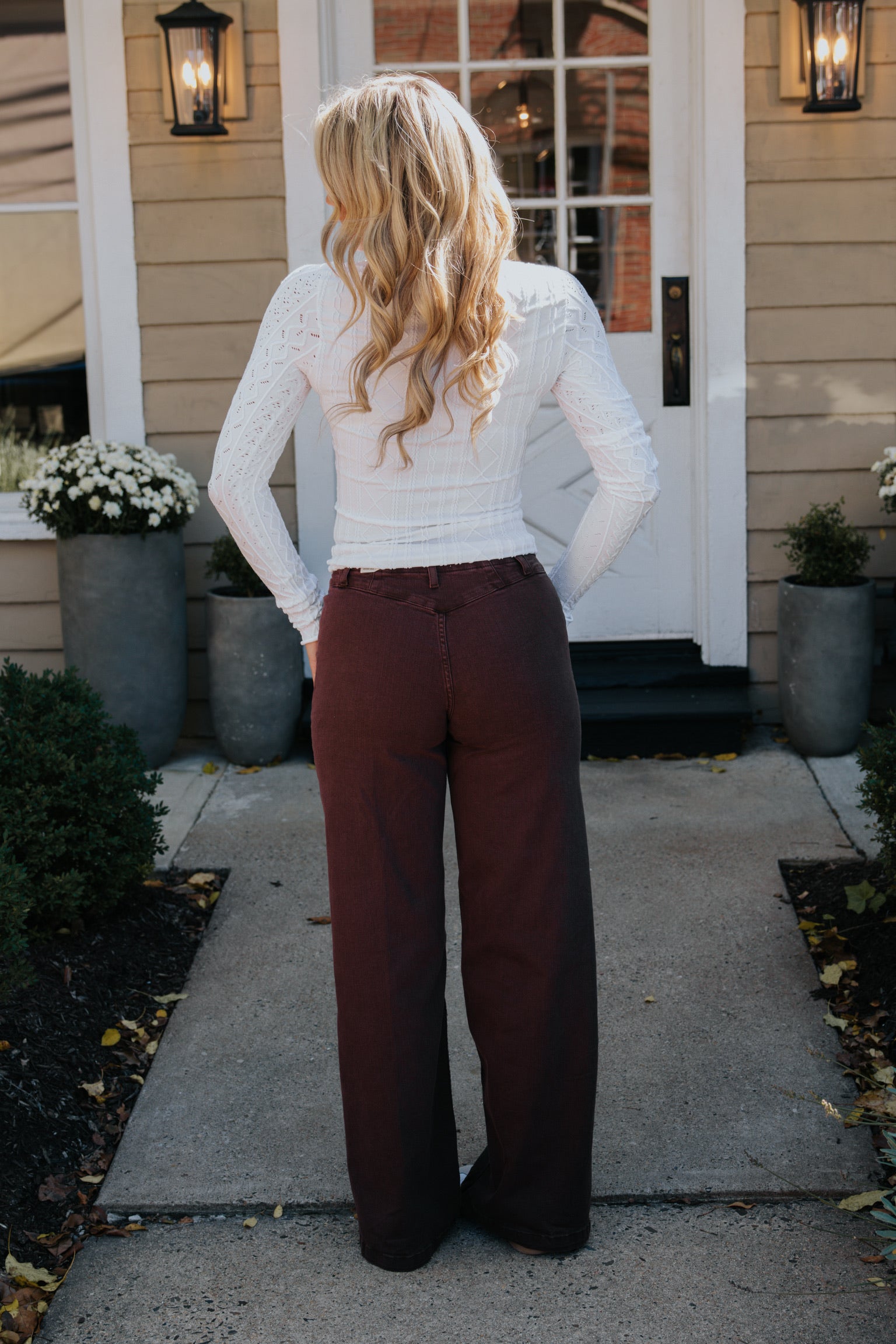 We the Free Libre Wide-Leg Denim Jeans Rum Running