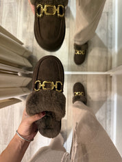 DAVOS Mule in Chcoolate