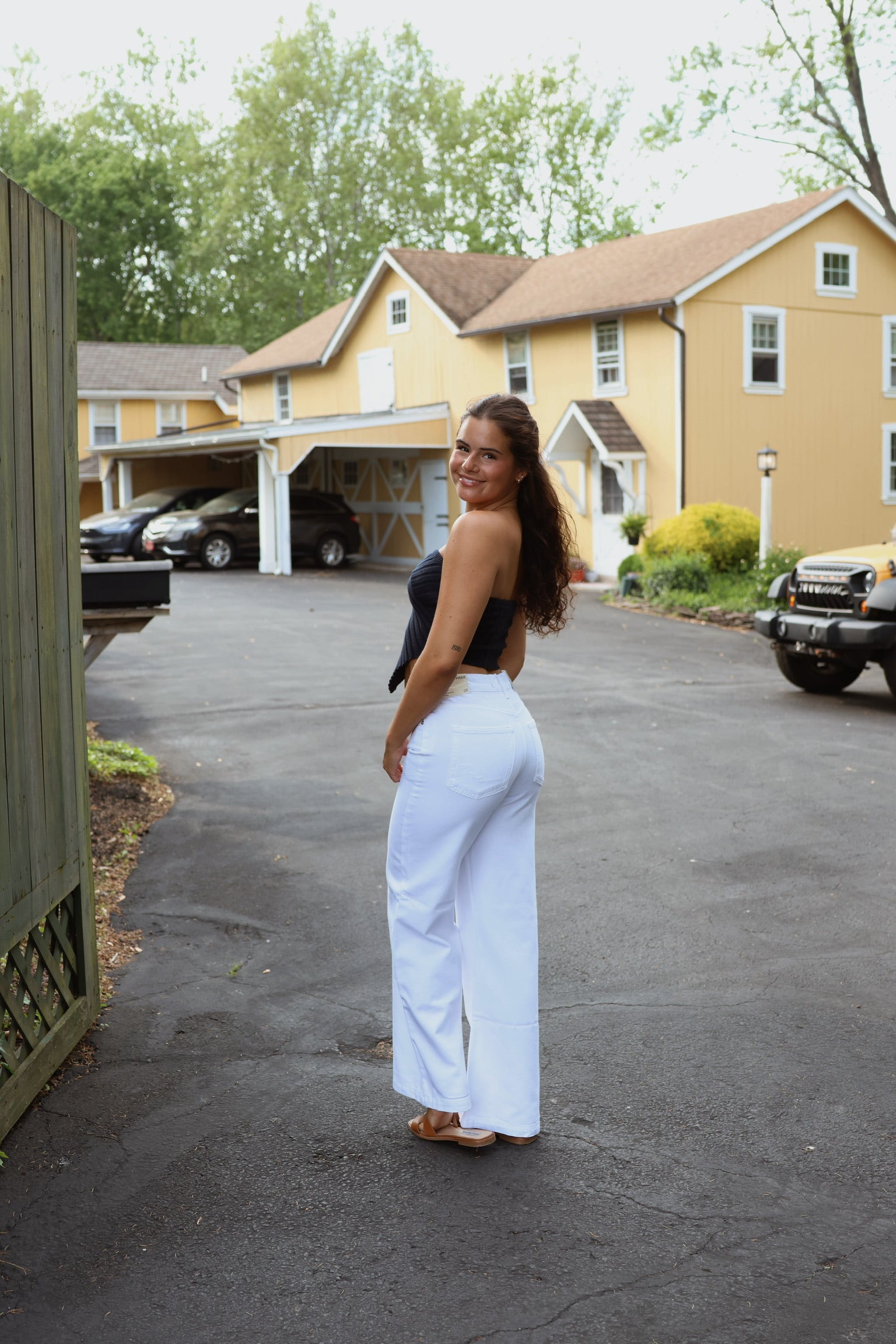We The Free Stride Straight 'n Wide Jeans Optic White