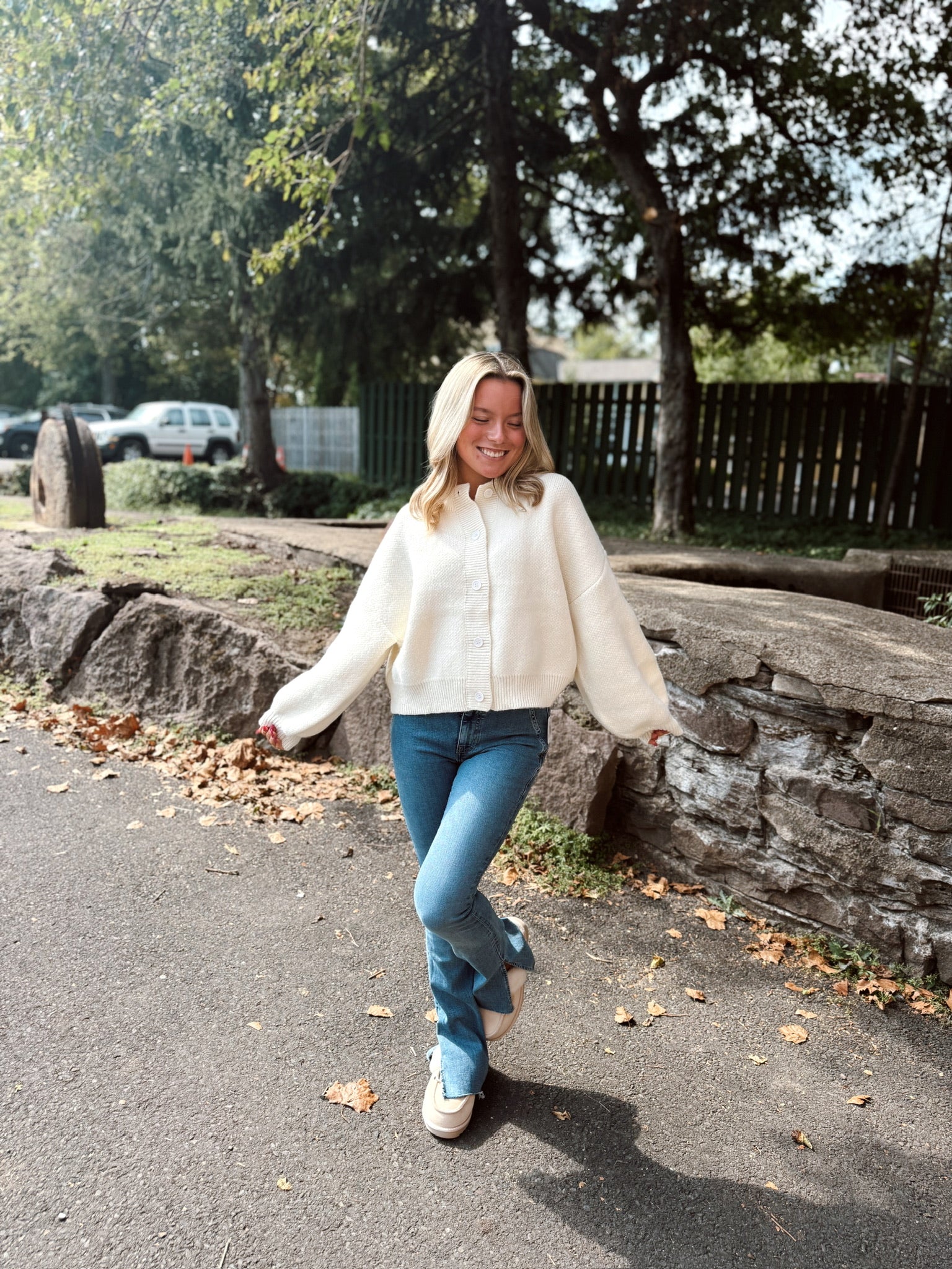 The Vault Cardi Cream