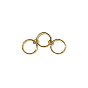 Waterproof Gold Triple Stacked Ring