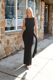 NAHLA DRESS - BLACK
