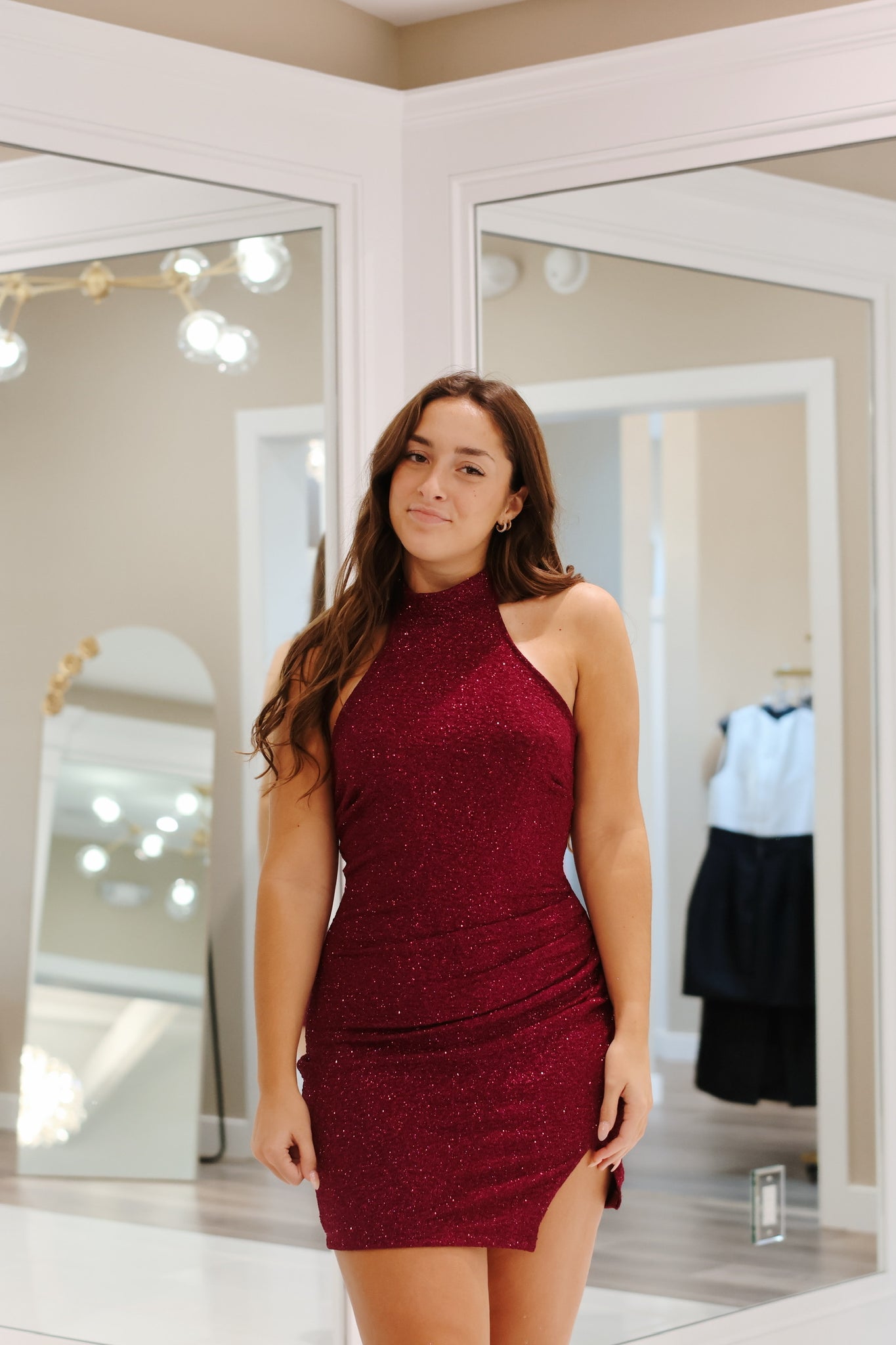Katherine Mini Dress Magenta L