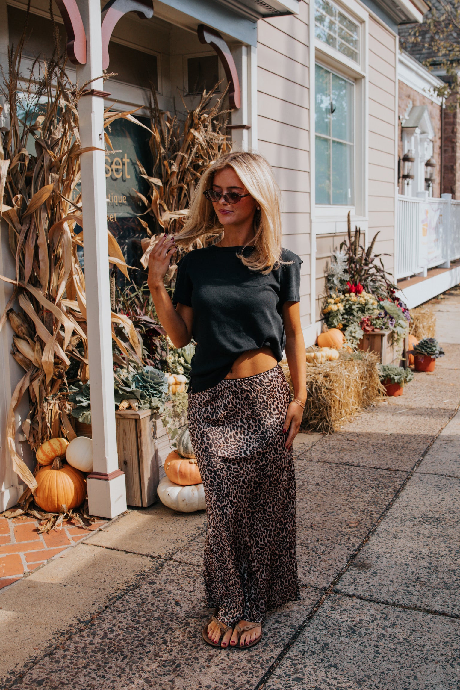 Cheetah Maxi Skirt | Vintage Havana