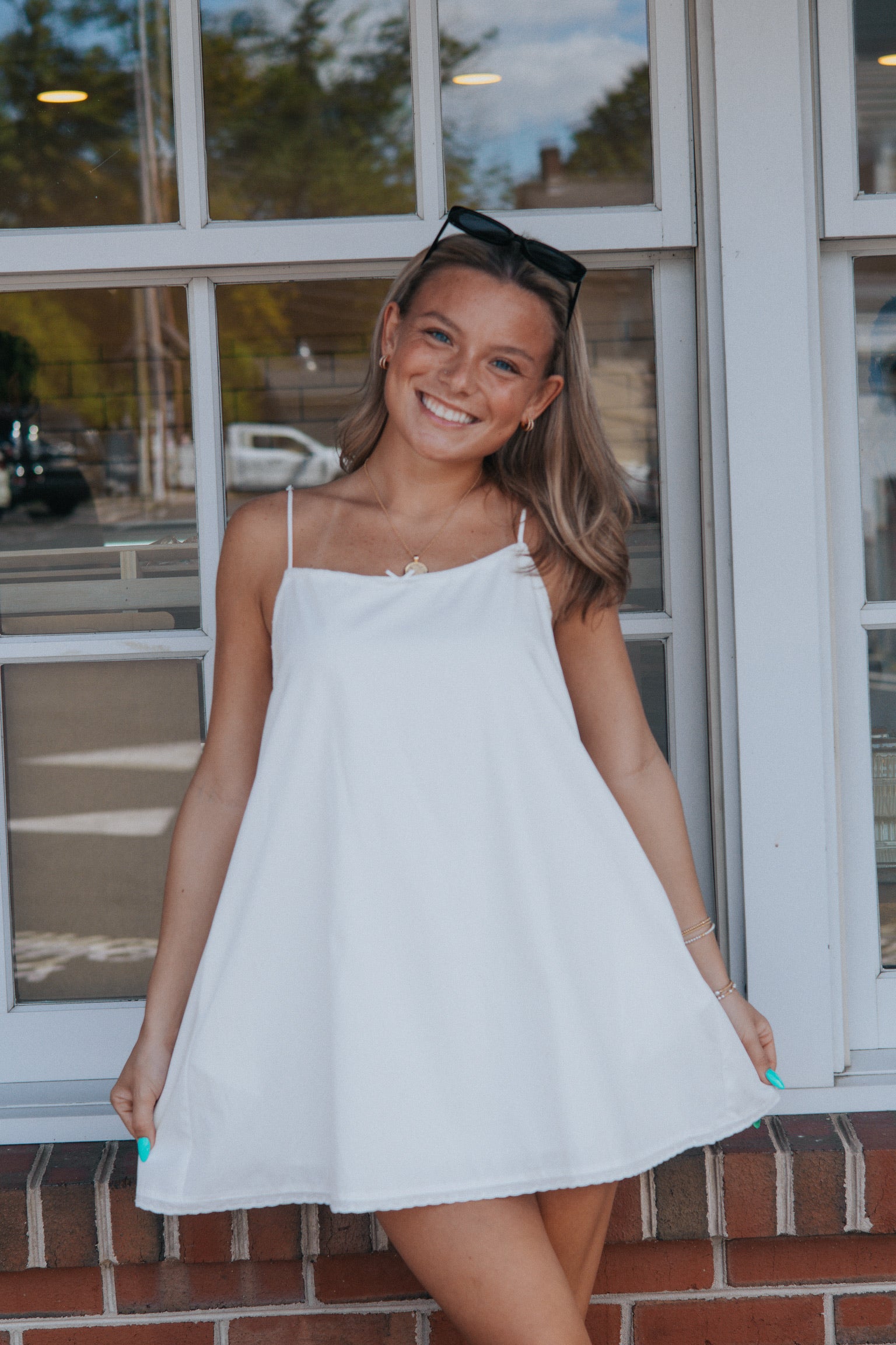 Sitges Dress | White | NIA