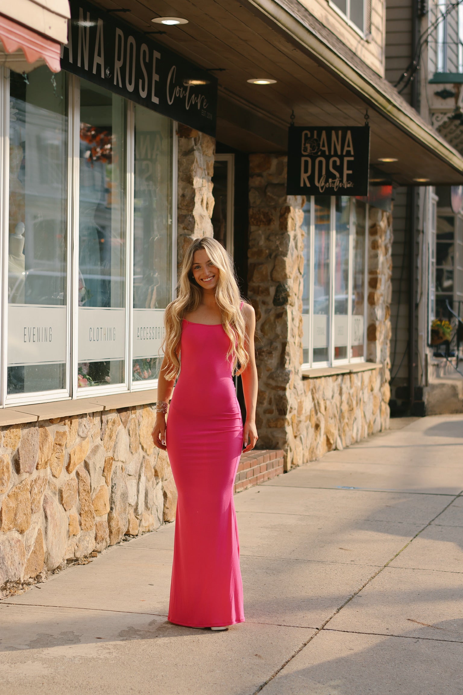 pink rose clothing maxi dress PINK ROSE ONE-SHOULDER FLOOR LENGTH DRESS