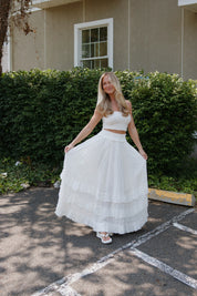 Brynn Maxi Skirt White FP