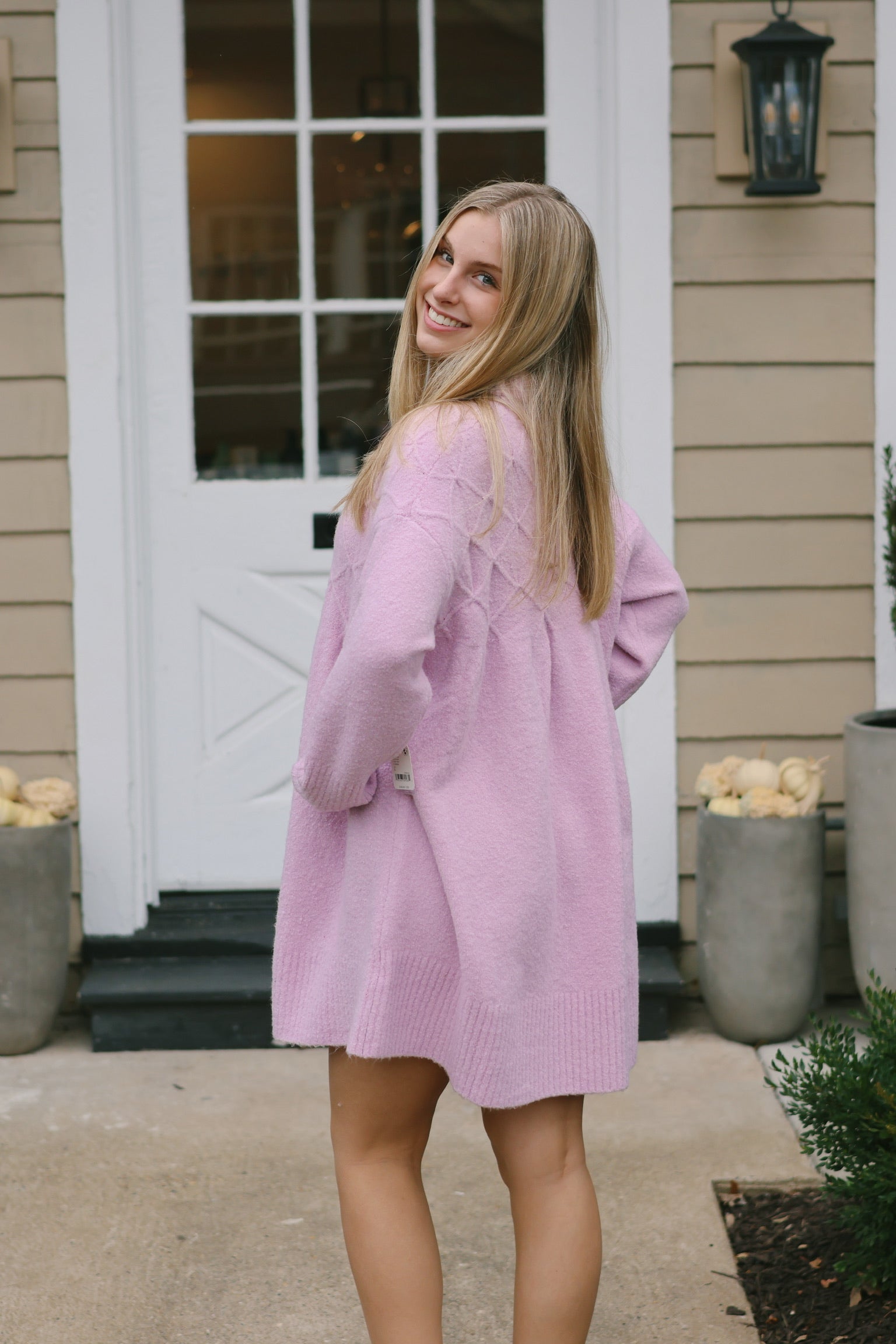 Free People Jaci Sweater Dress S Lavender Free People Jaci Sweater Dress S Lavender