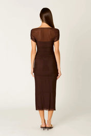 Aria Dress | Chocolate | NIA