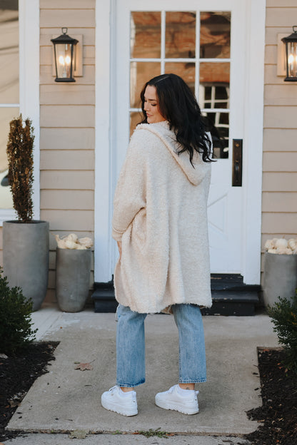 Delsey Sweater Coat Oatmeal