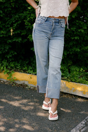 Ella High Rise Straight Jean