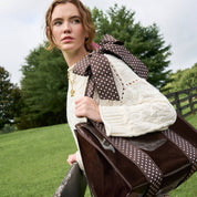 Case-Mate Espresso Polka Dot Bow Jelly Tote Bag (Classic)