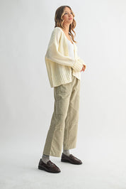 Lightweight Knit Cardigan Sweater
