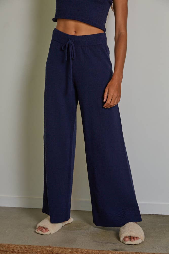 Andre Knit Sweater Set Navy