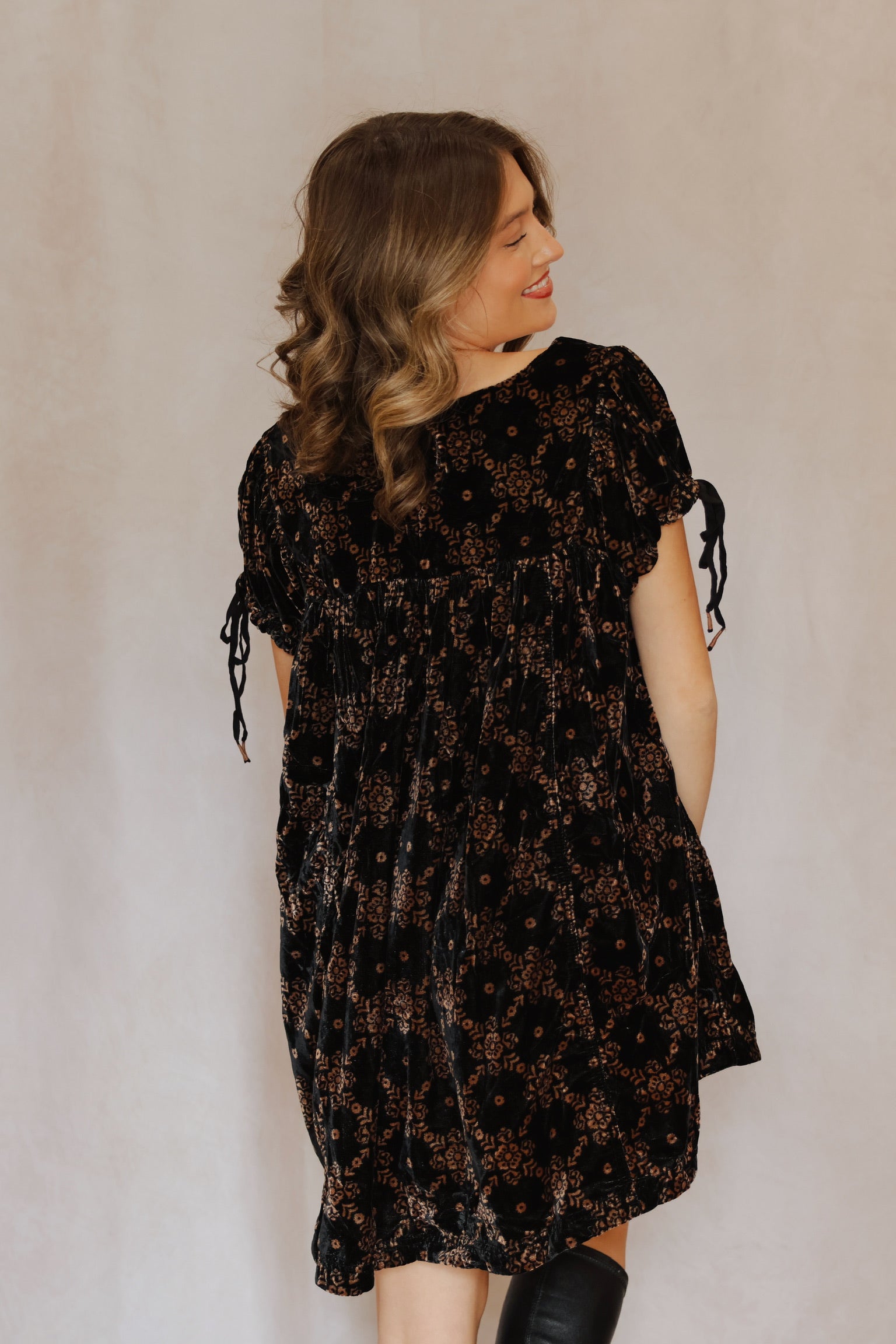 Velvet Summer Camp Tunic Black Combo FP