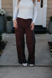 We the Free Libre Wide-Leg Denim Jeans Rum Running