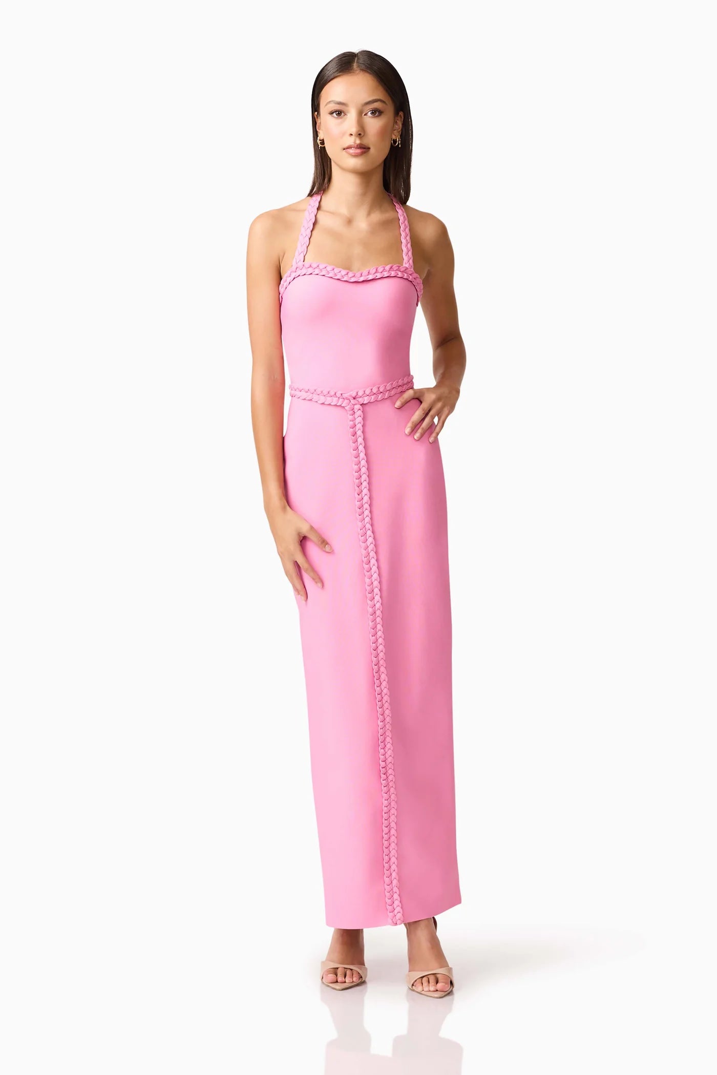 Coralene Halter Gown - Pink - L - ELLIATT Coralene Halter Gown - Pink - L - ELLIATT