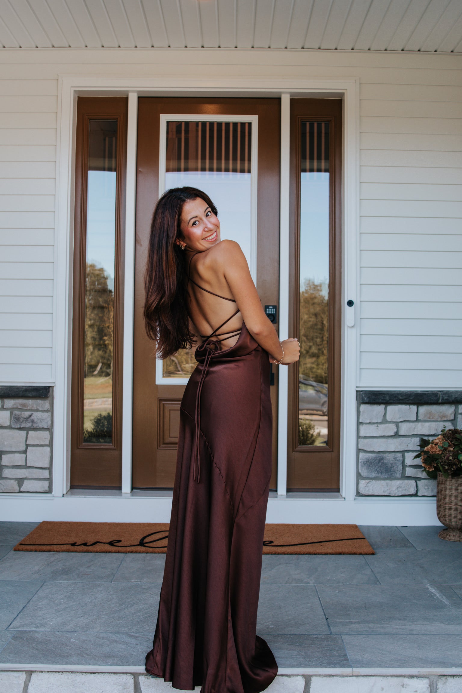 Reese Maxi Dress in Chocolate | Lulus
