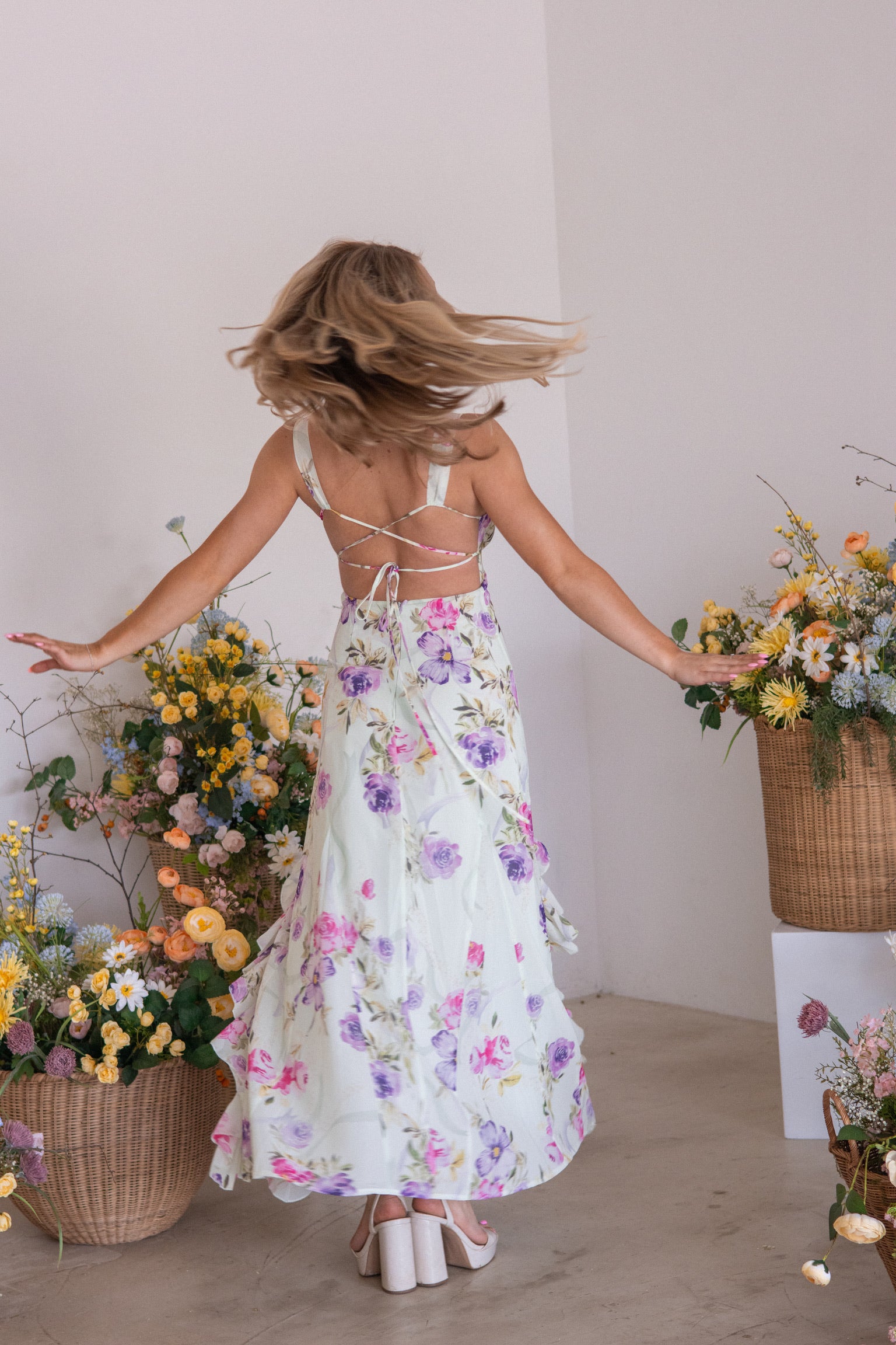 Monore Maxi Mint Floral