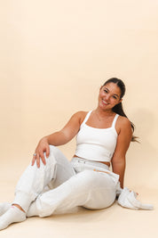 All Clear Cami Solid White