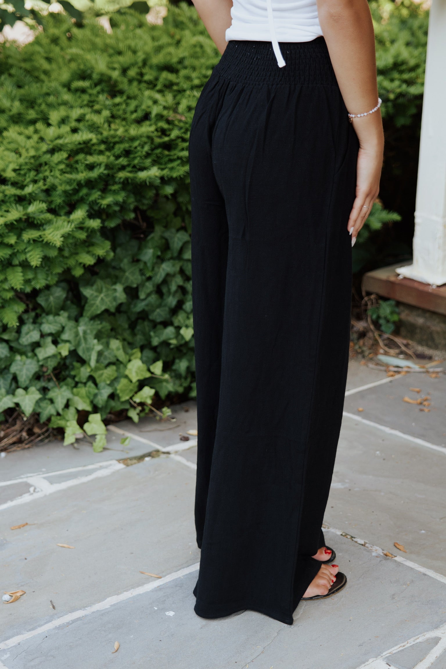 Easy Breezy Linen Pants Black