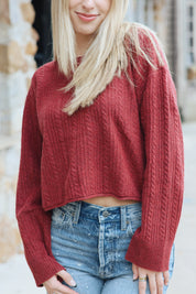 Lodge Sweater Burgundy