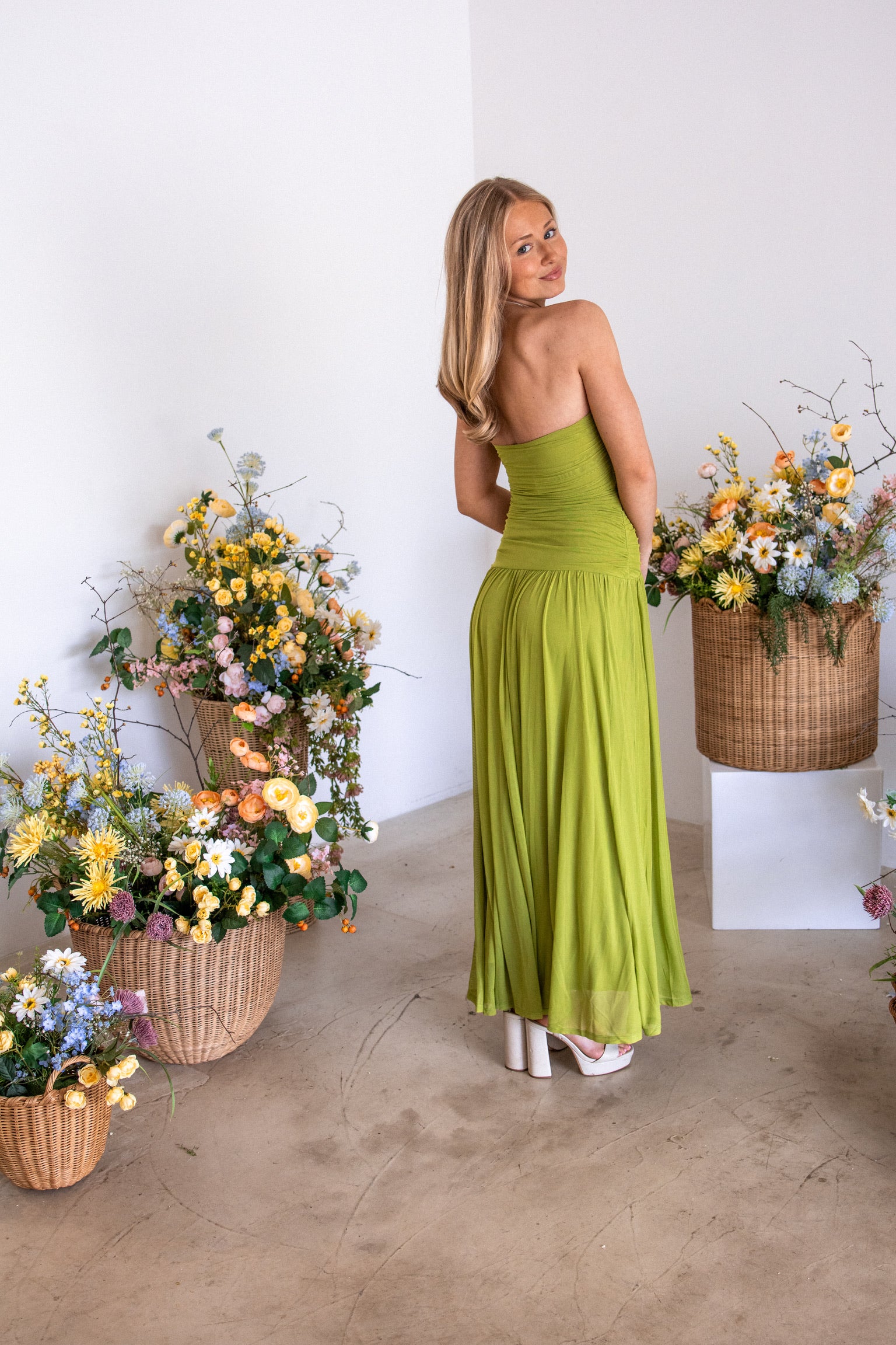 Beverly Dress | Peridot | NIA
