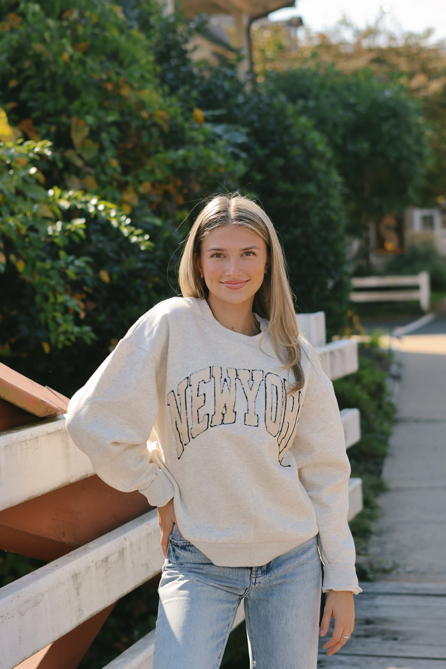 NEW YORK Embroidered Sweatshirt