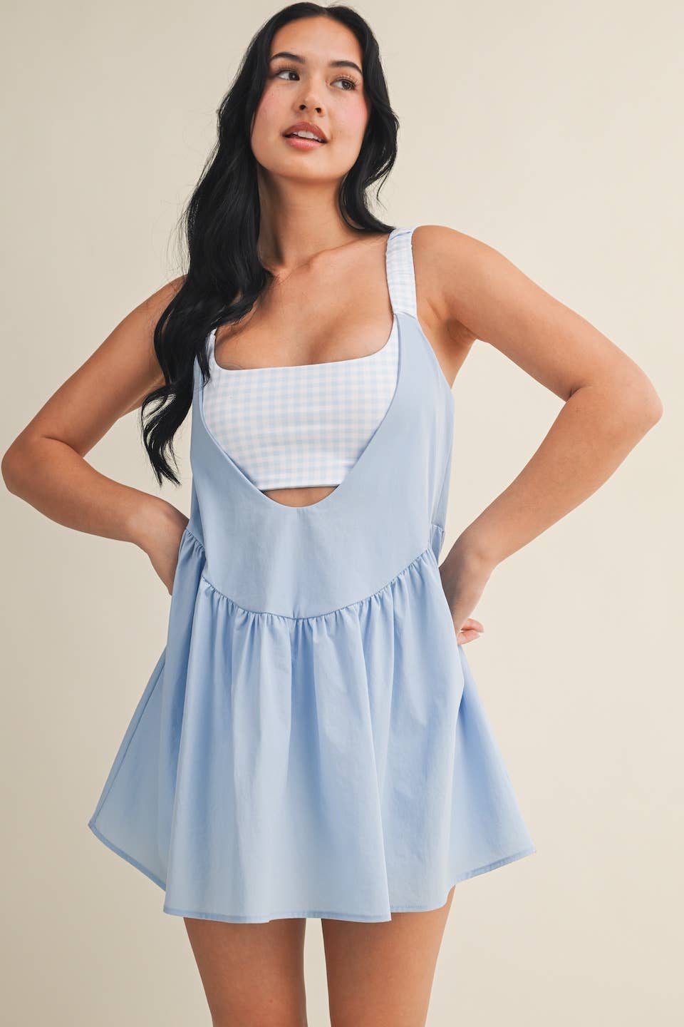 Mayfair Gingham Mini Blue