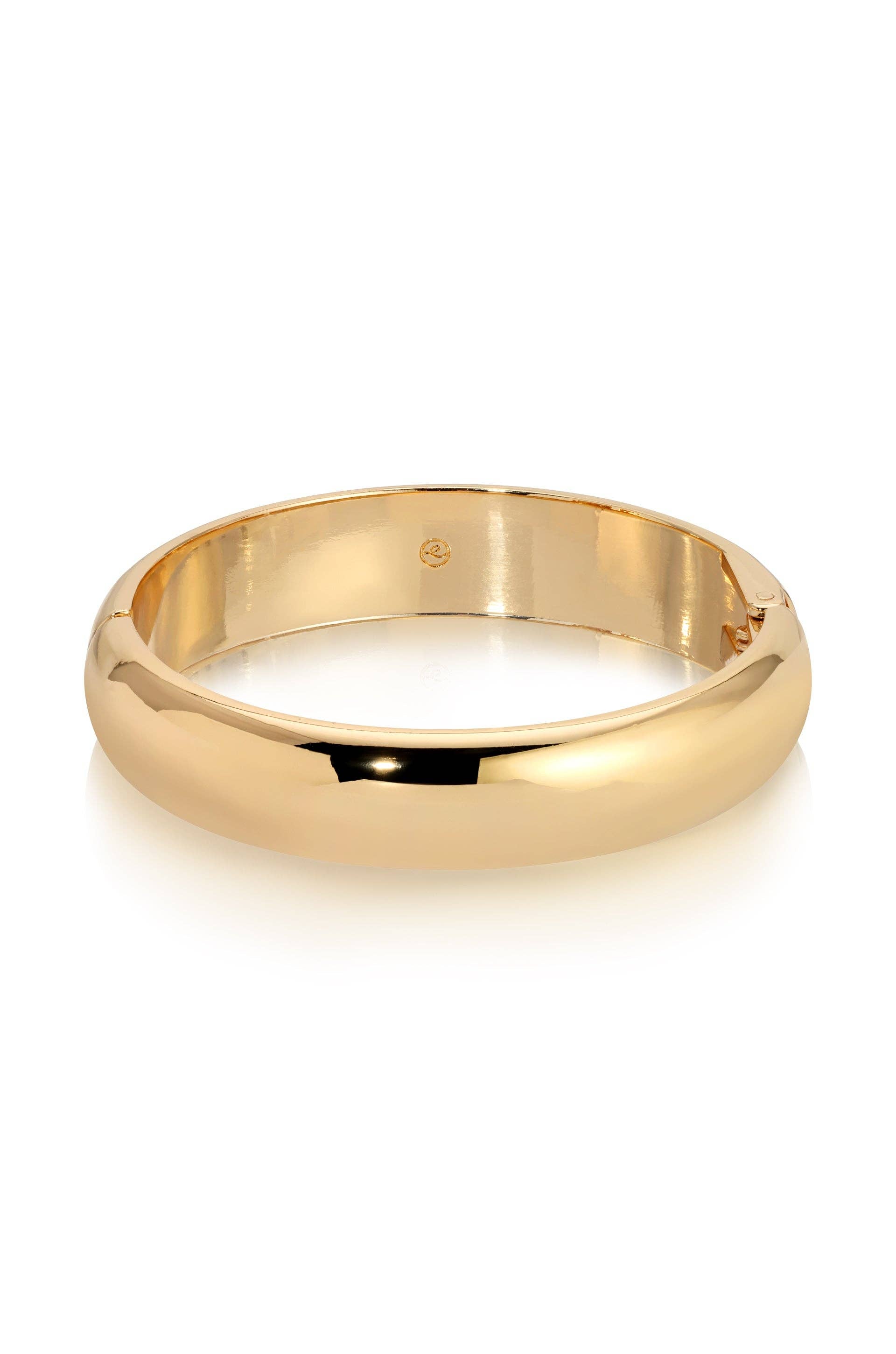 Simple Single Bangle: 18k Gold Plated