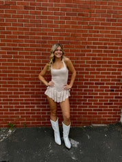 Tyler Taupe Mini Romper