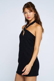 Dylann Halter Knit Dress Black
