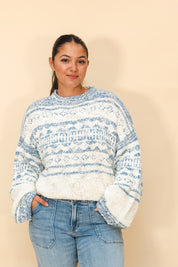 Dani Pattern Sweater Cloud Combo FP