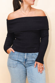 Warm Sugar Sweater Black