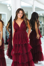 Breakfast at Tiffanys Maxi Burgundy