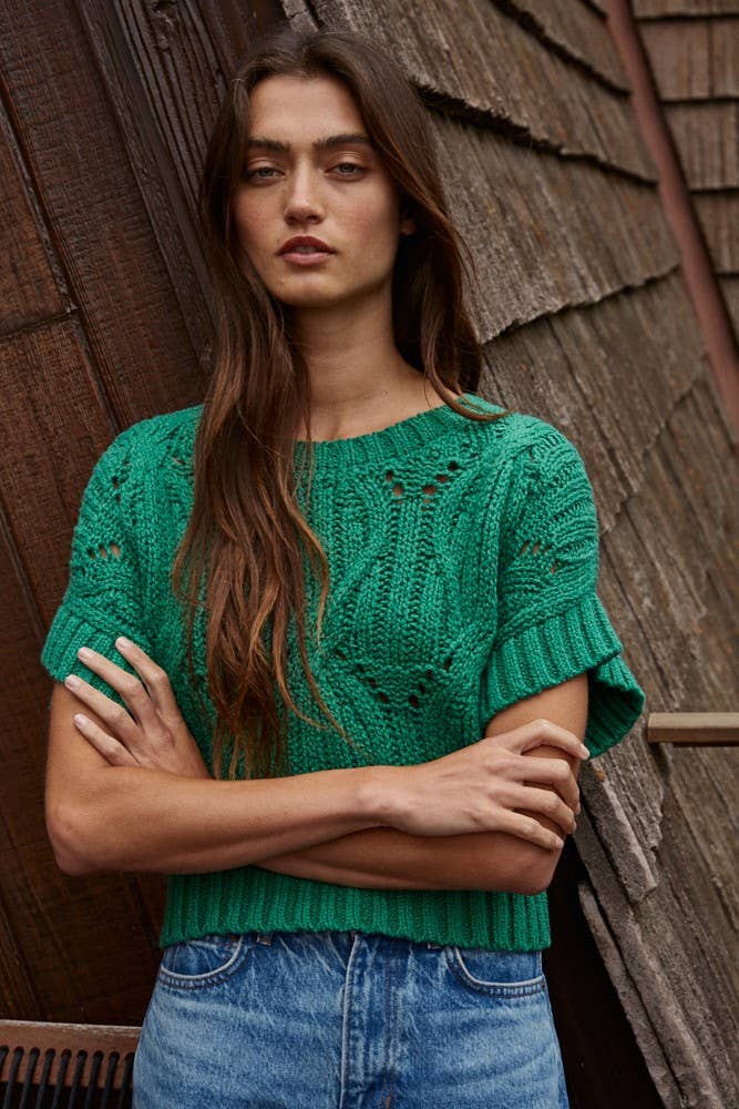 Wisteria Sweater Dark Green