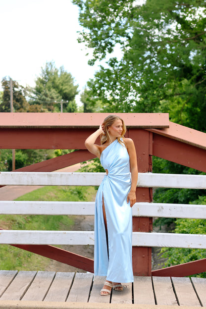 Alia Maxi Dress Azzurro Pearla