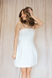 Geranium Party Dress Ivory By Elliatt