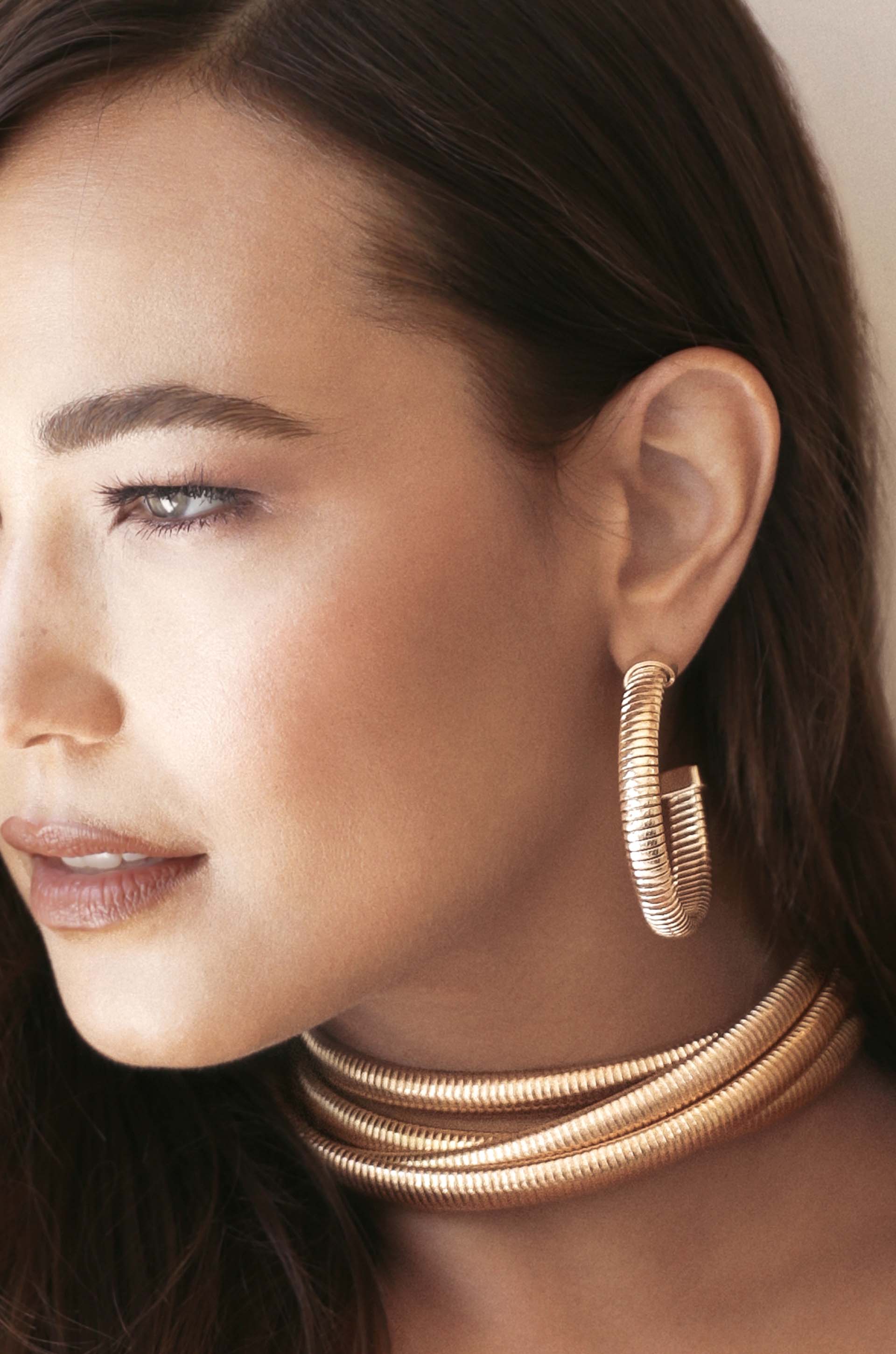 Your Essential Flex 18k Gold Plated Hoops: Silver / One Size