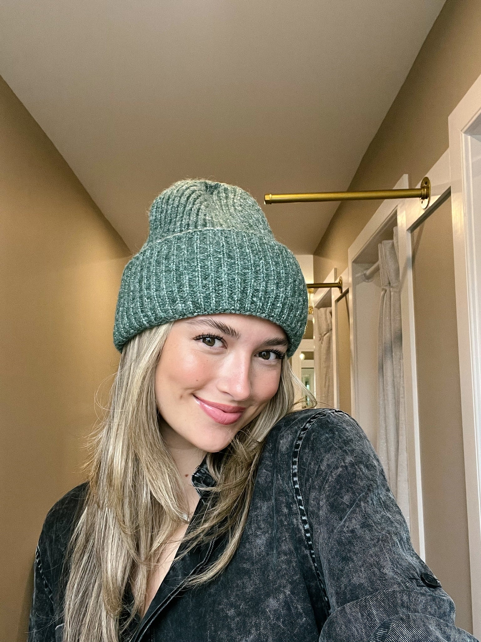 Harbor Marled Ribbed Beanie